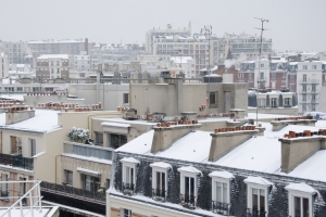 Paris sous la neige - Crédit : https://www.flickr.com/photos/afelix/8401108565/